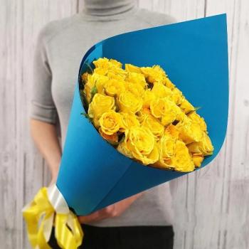 Желтые розы артикул букета: 103768nn